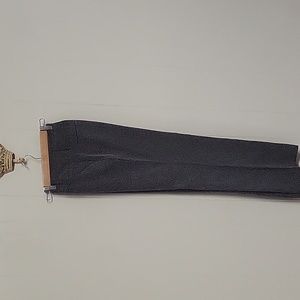 Grey straight leg trousers